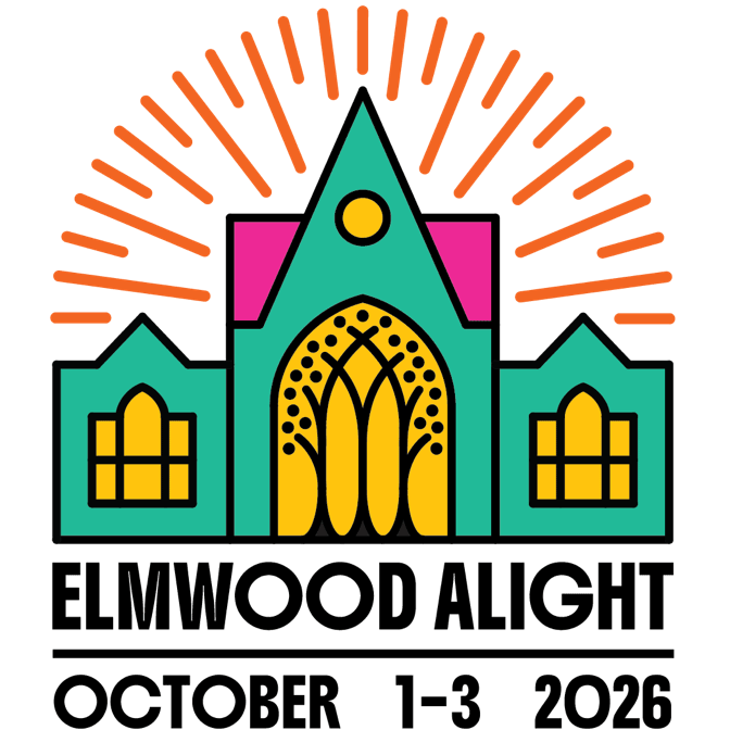 Elmwood Alight Logo image with date