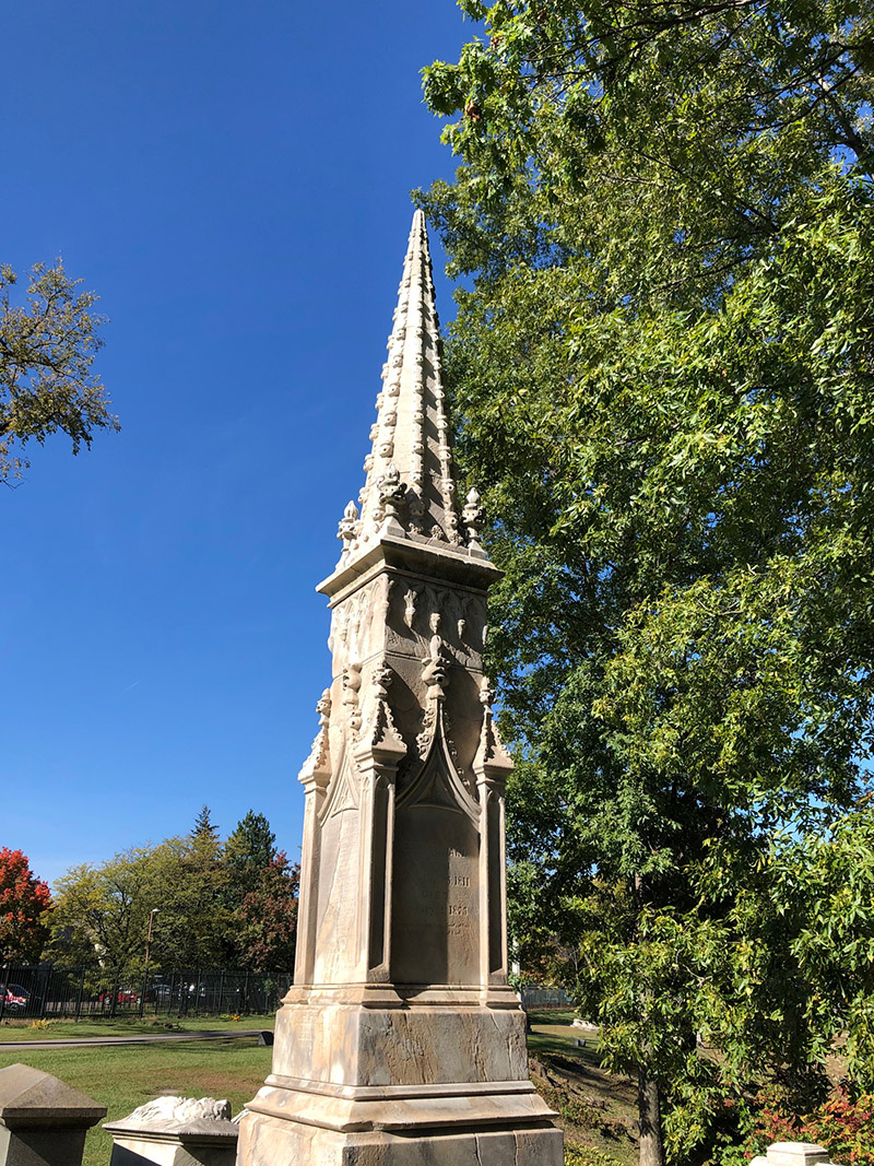 Elmwood Eber Brock Ward Monument